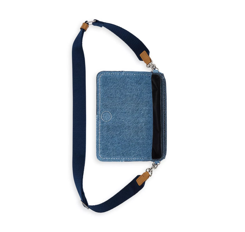 Marc Jacobs Women's The Patchwork Denim Mini Bag Dark Wash