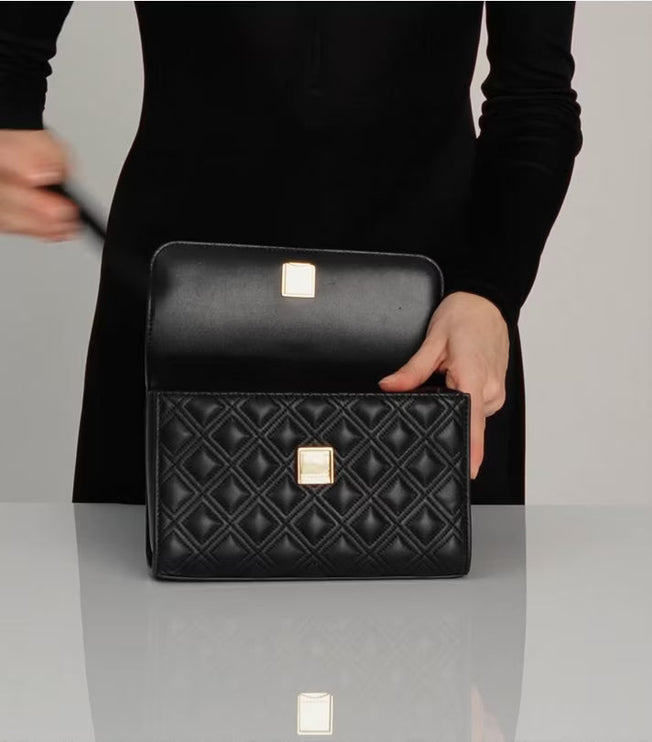 Tory Burch Women's Small Fleming Convertible Shoulder Bag New Cream