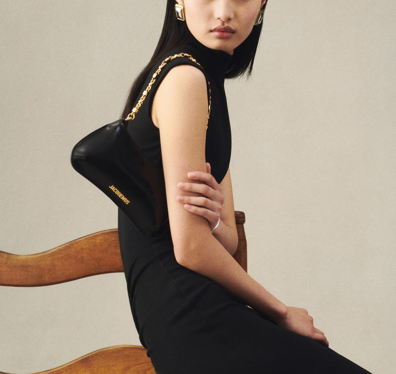 Jacquemus Women's The Small Bisou Chaîne Black