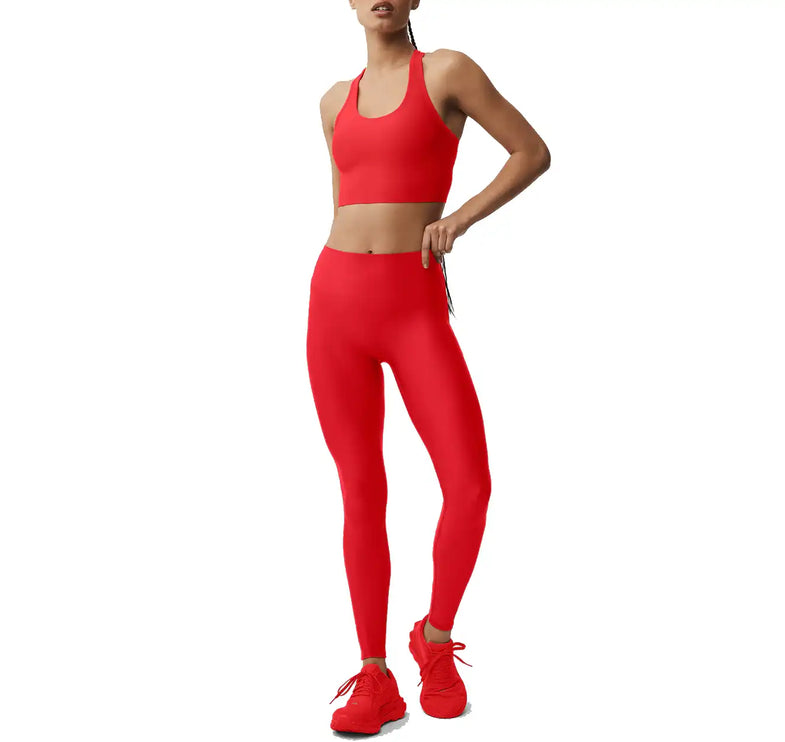 alo Women's Airlift High-Waist Sleek Legging Bright Red