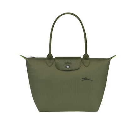 Longchamp Women's Le Pliage Green M Tote Bag Forest