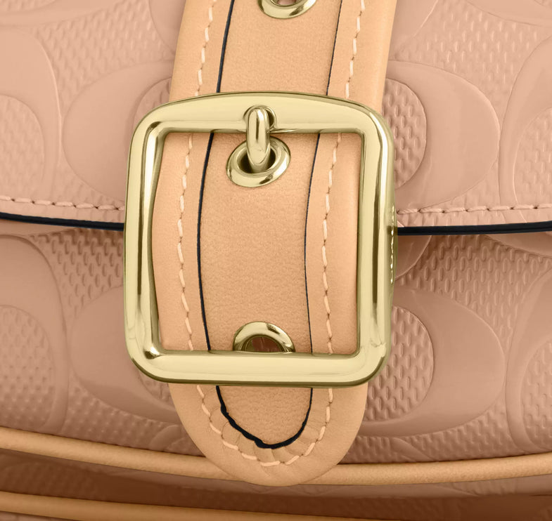 Coach Women's Ashton Mini Shoulder Bag In Signature Leather Gold/Faded Blush