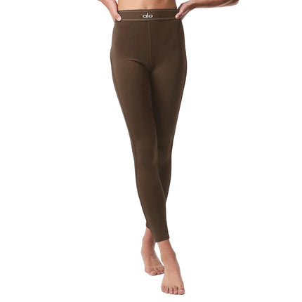 alo Women's Airlift High-Waist Suit Up Legging Espresso