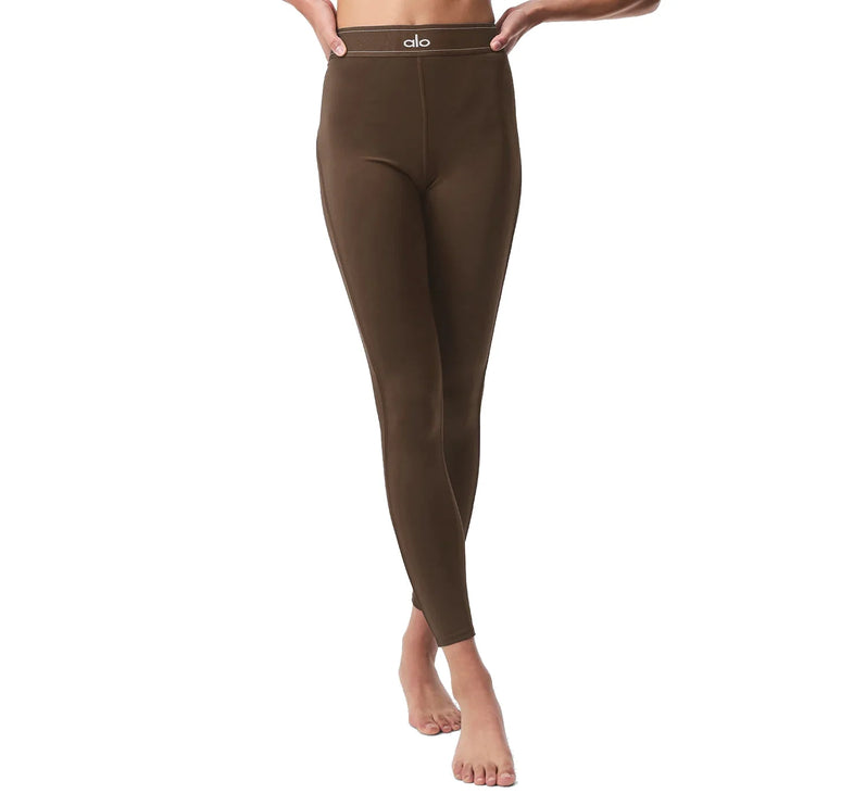 alo Women's Airlift High-Waist Suit Up Legging Espresso