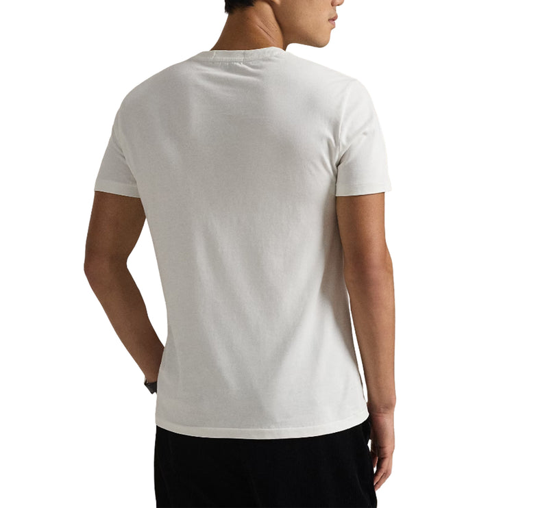 Polo Ralph Lauren Men's Polo Bear Cotton T-Shirt Deckwash White