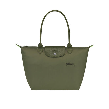 Longchamp Women's Le Pliage Green M Tote Bag Forest - Hemen Kargoda