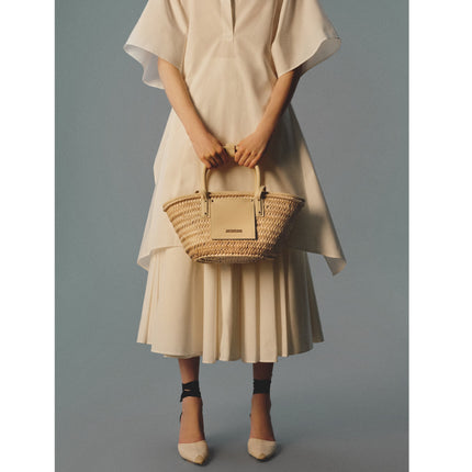 Jacquemus Women's The Small Soli Basket Ivory