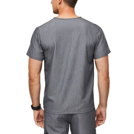 FIGS Men's Leon Three Pocket Scrub Top Graphite