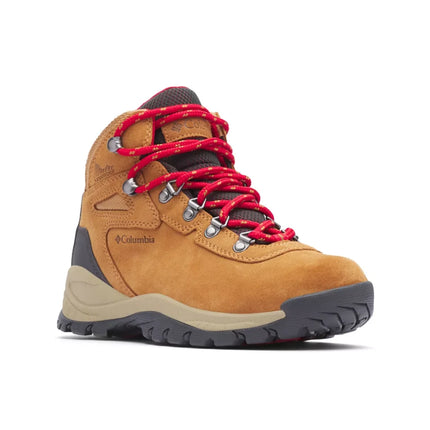 Columbia Women’s Newton Ridge Plus Waterproof Amped Hiking Boot Elk/Mountain Red