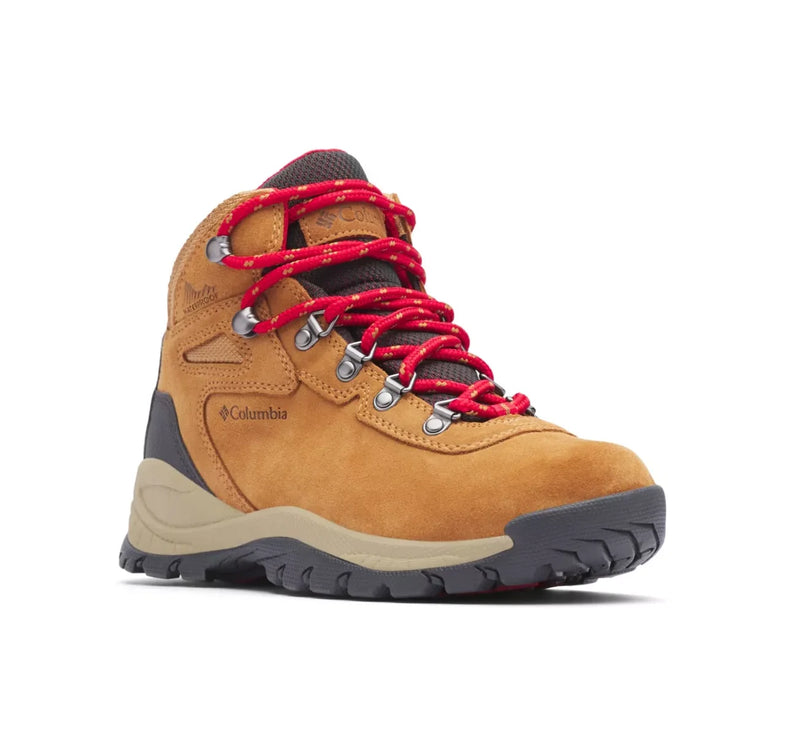 Columbia Women’s Newton Ridge Plus Waterproof Amped Hiking Boot Elk/Mountain Red