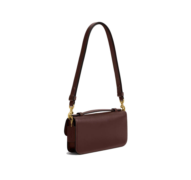 Coach Women's Elora Top Handle Crossbody Bag Brass/Maple