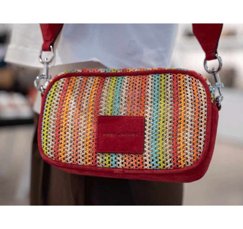 Marc Jacobs Women's Flash Woven Crossbody Bag Multi