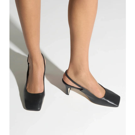 AEYDE Women's Liza Slingback Pumps Black