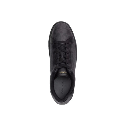 Coach Men's High Line Sneaker In Signature Canvas Graphite/Black