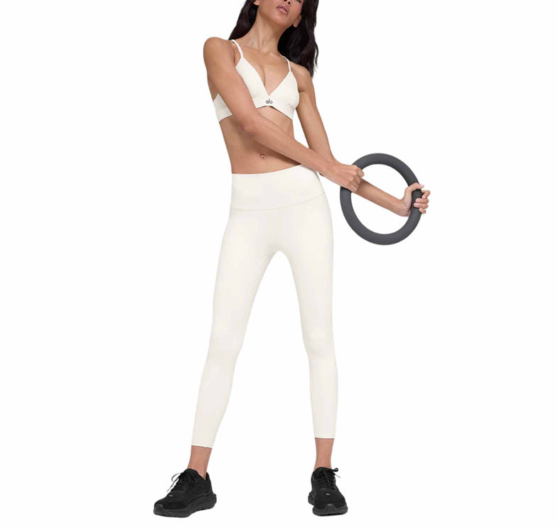 alo Women's 7/8 High-Waist Airbrush Legging Ivory