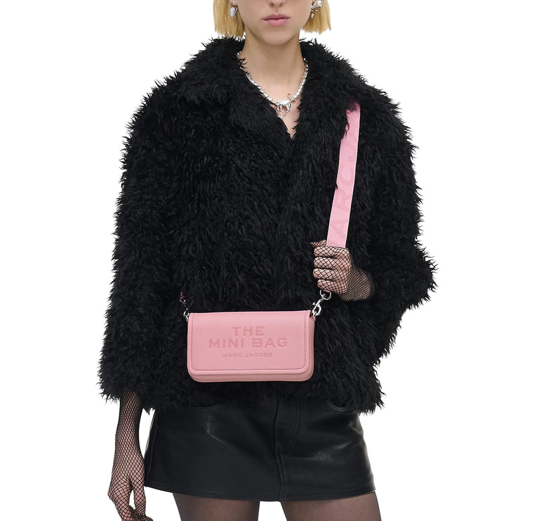 Marc Jacobs Women's The Leather Mini Bag Ribbon Pink