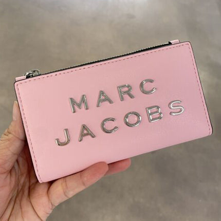 Marc Jacobs Women's The Leather Bifold Wallet Bubblegum