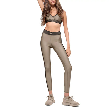 alo Women's Airlift High-Waist 7/8 Line Up Legging Gravel