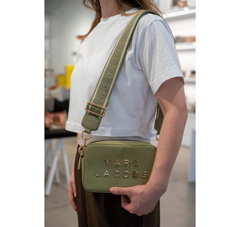 Marc Jacobs Women's Flash Leather Crossbody Bag Green