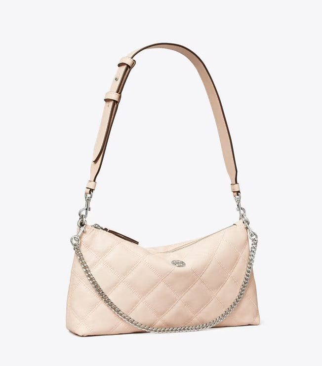 Tory Burch Women's Leather and Chain Shoulder Bag Soft Pink