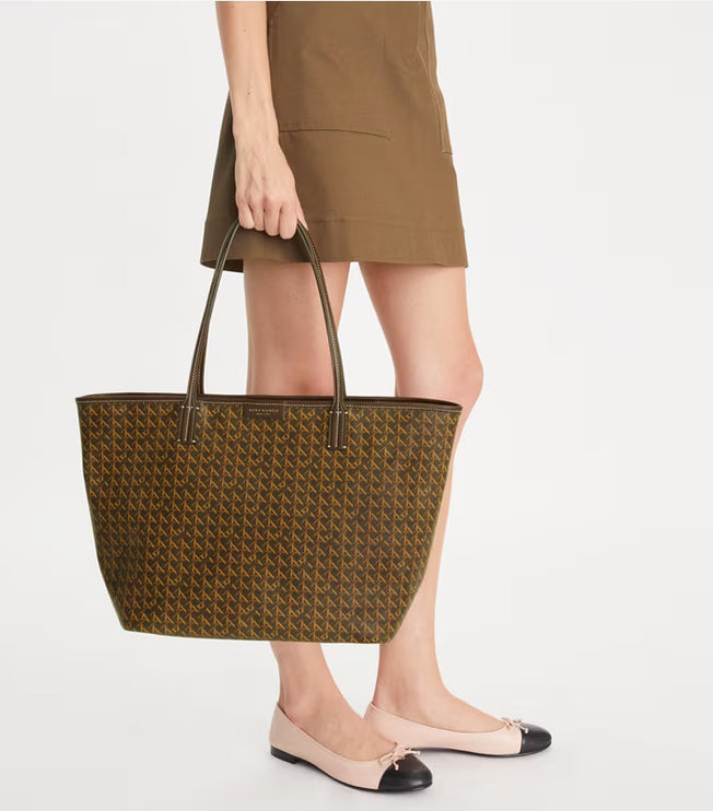Tory Burch Women's Ever-Ready Zip Tote Walnut