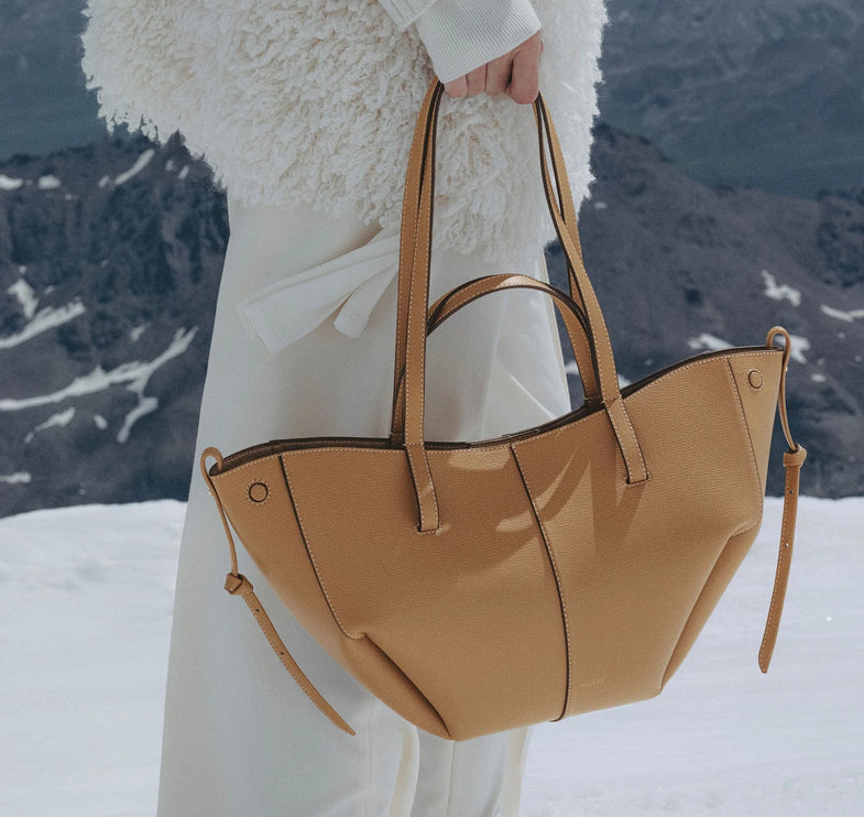 Polène Women's Cyme Mini Edition Textured Ocher