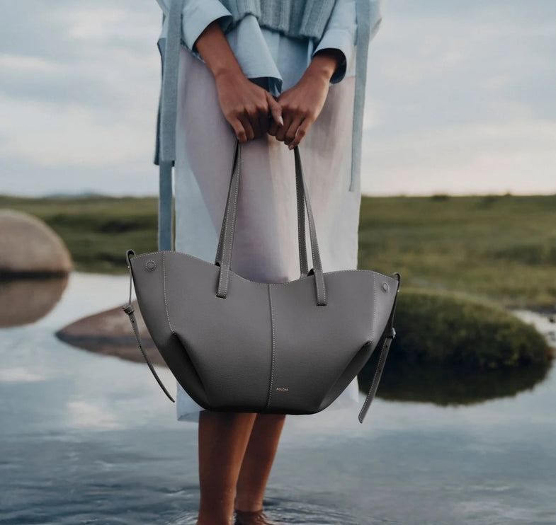 Polène Women's Cyme Mini Edition Textured Stone