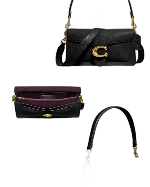 Coach Women's Tabby Shoulder Bag 26 Brass/Merlot