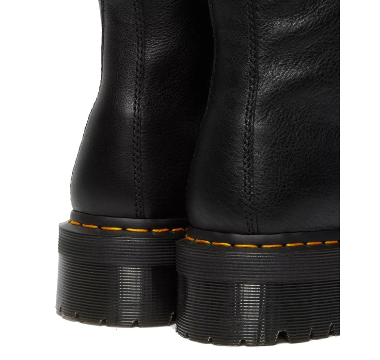 Dr. Martens Unisex Jadon Faux Fur Lined Leather Platform Boots Black