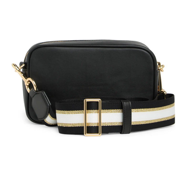 Marc Jacobs Women's Flash Leather Crossbody Bag Gold Black