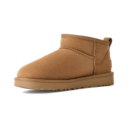 UGG Classic Ultra Mini kadın botu, kahverengi (chestnut) süet