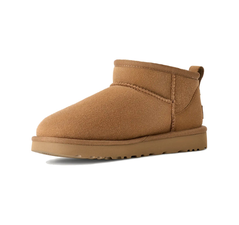 UGG Classic Ultra Mini kadın botu, kahverengi (chestnut) süet