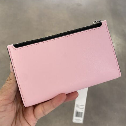 Marc Jacobs Women's The Leather Bifold Wallet Bubblegum