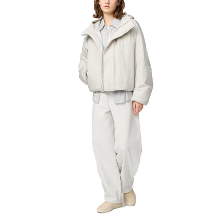 Uniqlo Women's Pufftech Parka 02 Light Gray