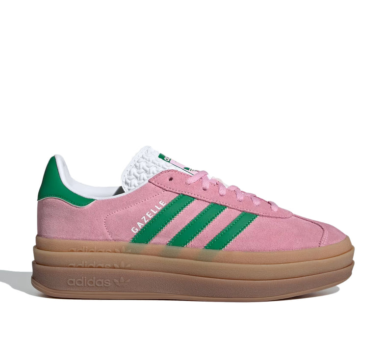 Adidas Women's Gazelle Bold True Pink/Green/Cloud White IE0420
