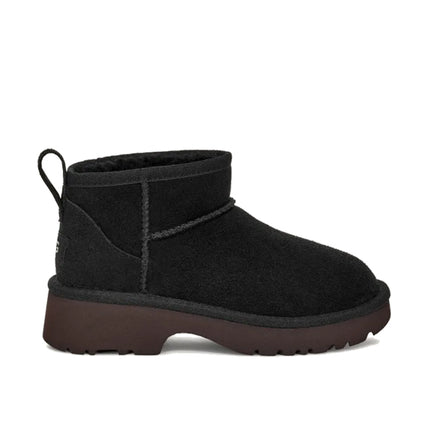 UGG Big Kid's Classic Ultra Mini New Heights Black