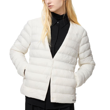 Uniqlo Women's Pufftech Compack Jacket 01 Off White