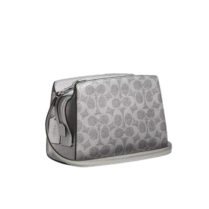 Coach Women's Gia Crossbody Bag In Signature Canvas Silver