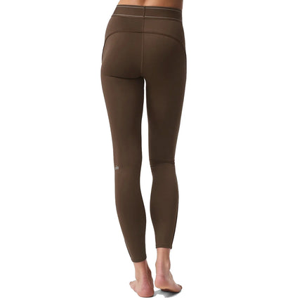 alo Women's Airlift High-Waist Suit Up Legging Espresso