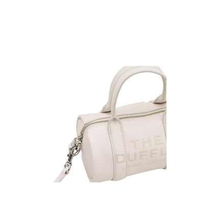 Marc Jacobs Women's The Leather Mini Duffle Bag Cotton Silver - Özel Fiyat