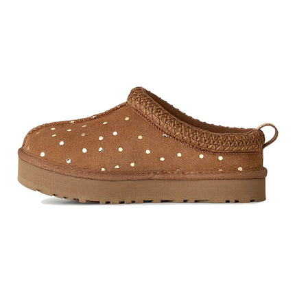 UGG Big Kids' Tazz Shiny Dots Chestnut