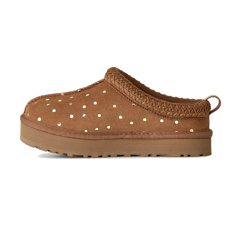 UGG Big Kids' Tazz Shiny Dots Chestnut