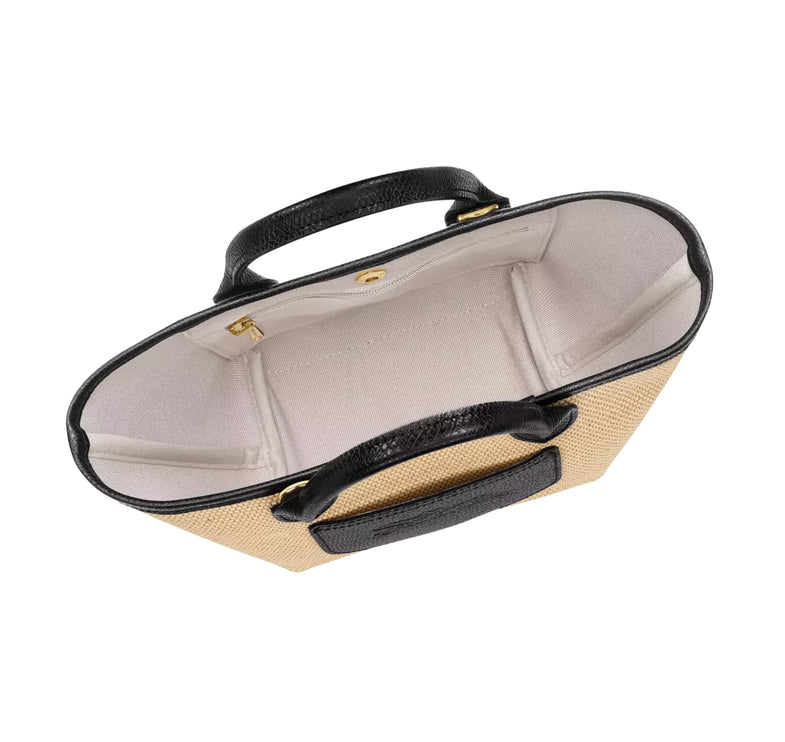 Longchamp Women's Le Pliage Collection XS Basket Bag Canvas Black