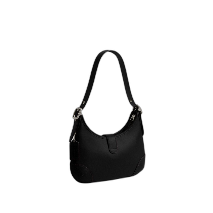 Coach Women's Hamptons Hobo Bag Silver/Black