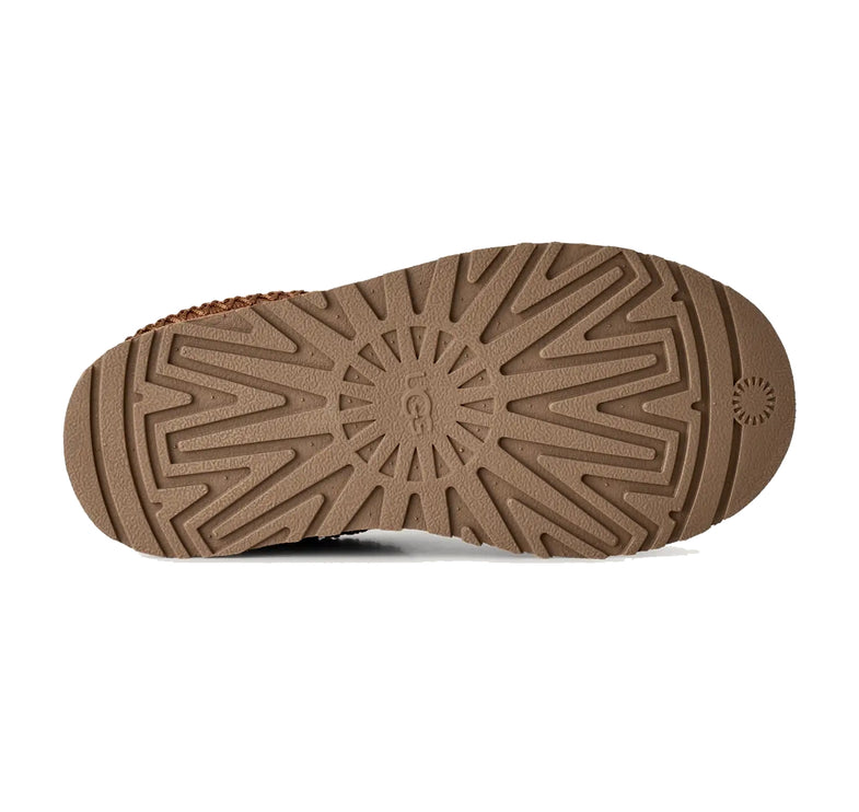 UGG Big Kids' Tazz Shiny Dots Chestnut