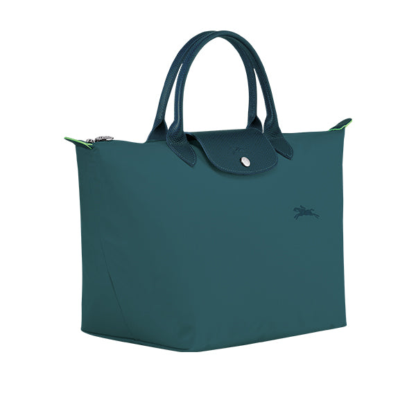 Longchamp Women's Le Pliage Green M Handbag Peacock