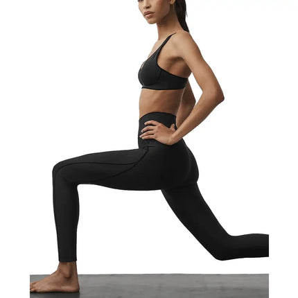 alo Women's Airlift High-Waist Top-Notch Legging Black