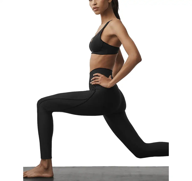 alo Women's Airlift High-Waist Top-Notch Legging Black