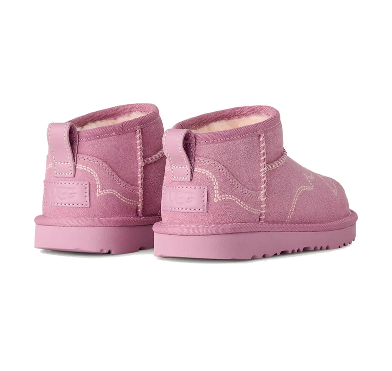 UGG Big Kids' Classic Ultra Mini Western Dusty Orchid