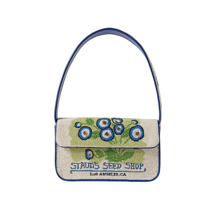 STAUD Women's Tommy Beaded Bag Baby Blue Eyes